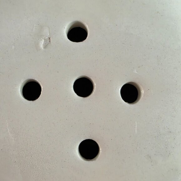 Grated Cheese Ceramic Container Cream Color and 3 1/2" Tall - Picture 4 of 5